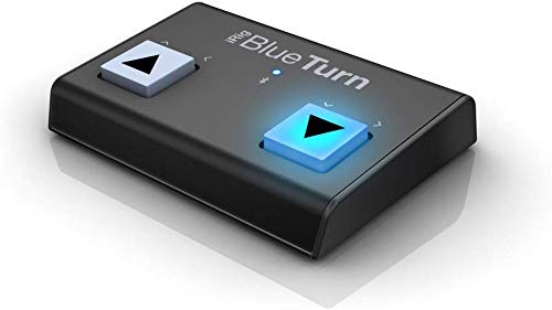 IK Multimedia iRig BlueTurn wireless page turner, backlit silent foot switches, Bluetooth LE, iPhone iPad Mac, pedal board with 3 mode configurations for sheet music, music stands, keynote controller - Image 2