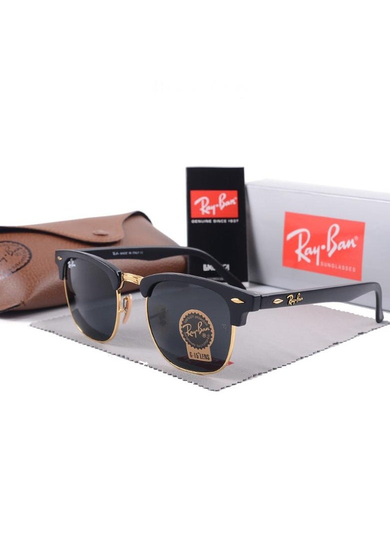 Ray-Ban - Ray-Ban Classic Pilot Sunglasses Gold Framed with Grey UV Lenses - Image 1