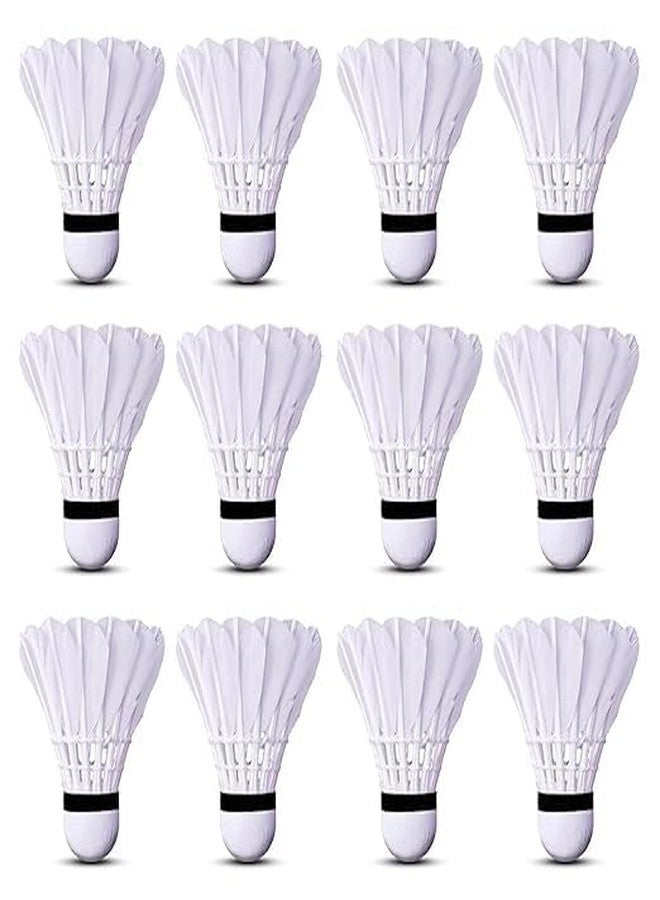 SENO Professional Badminton Feather Shuttlecock Pack of 5 Pcs - Image 4