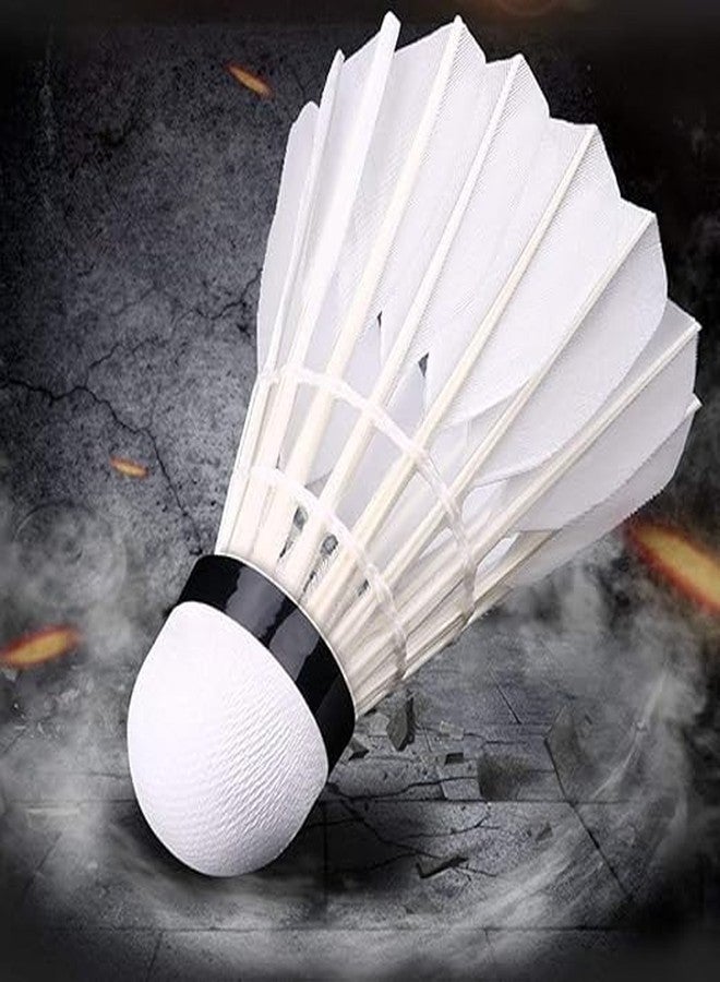 SENO Professional Badminton Feather Shuttlecock Pack of 5 Pcs - Image 3