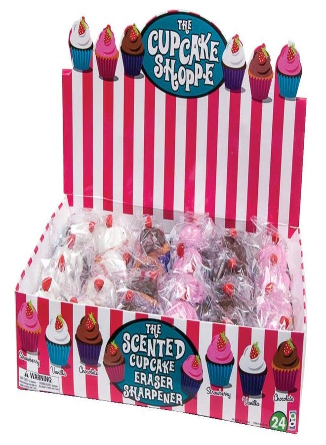 Geddes Raymond Geddes Cupcake Shoppe 2-in-1 Pencil Sharpener with Eraser (Pack of 24) - Image 3