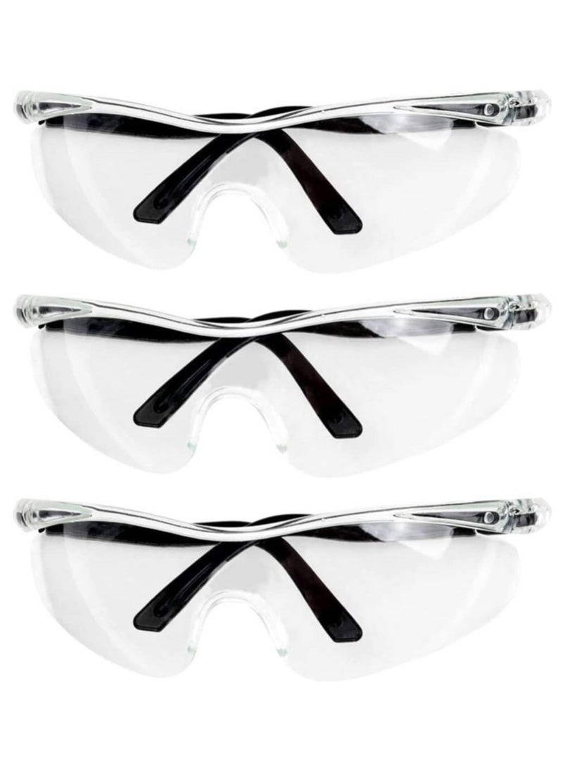 KASTWAVE Transparent Eyes Protective Glasses Full Eyes Protection Goggles for Kids men and women, Prevent Droplets and Waterproof, Windbreak sand for Outdoor, Bike Race, Travel, Pool Swimming Party - Image 2