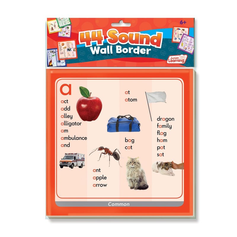 Junior Learning 44 Sound Wall Border Educational Action Games - Image 2