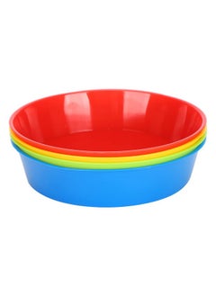 Zerodis Color Plastic Paint Bowl 4Pcs Children'S Art Drawing Tray Student Craft Diy Round Pallets Accessory For Acrylic Oil Watercolor  - Image 5