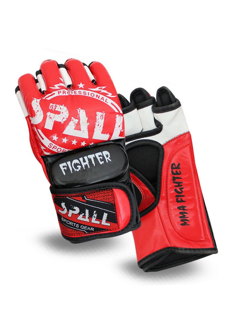 Spall Professional MMA Gloves Half Finger For Kickboxing Muay Thai Boxing Fighting Wrestling Sparring Sports Training For Men And Women
