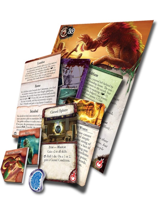 Fantasy Flight Games Eldritch Horror - Exp 01: Forsaken Lore Board & Card Games  - Image 5