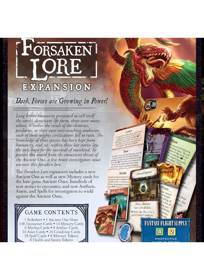 Fantasy Flight Games Eldritch Horror - Exp 01: Forsaken Lore Board & Card Games  - Image 4