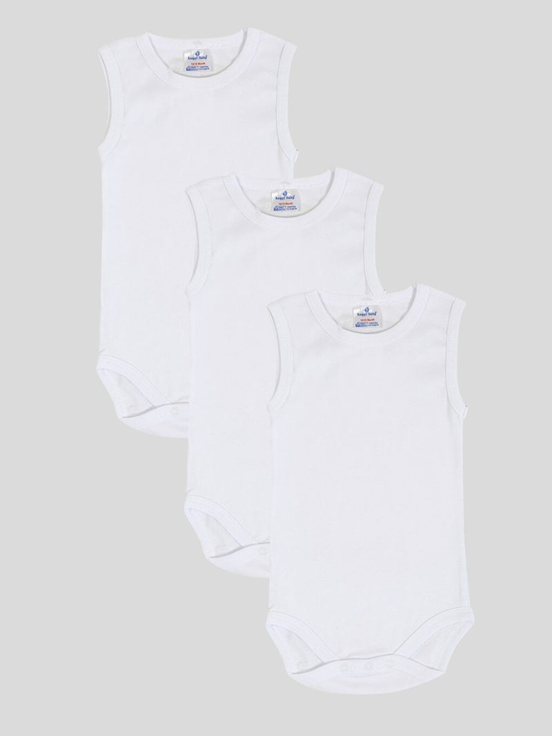 Luggi Baby 3 Piece Undershirt Body Baby Boy 0-3 Years - Image 1