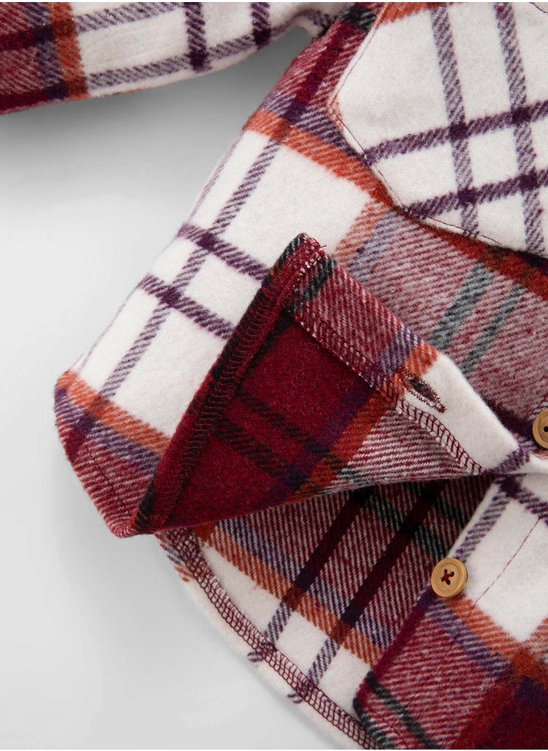 DeFacto - Kids Checks Shirt - Image 1