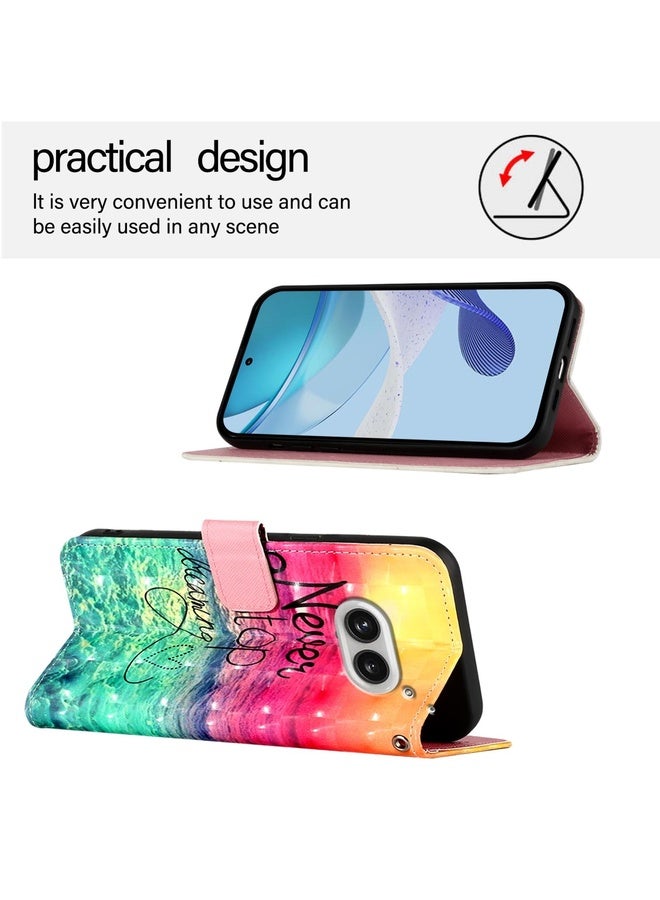 HuHa For Nothing Phone 2a 3D Painting Horizontal Flip Leather Phone Case(Chasing Dreams) - Image 3