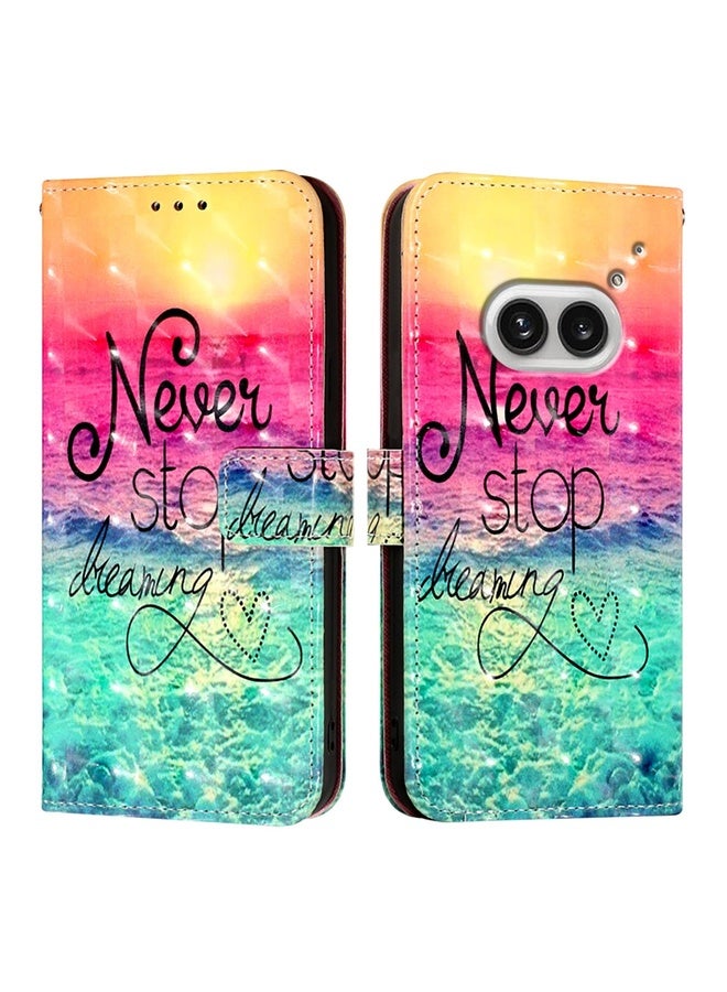 HuHa For Nothing Phone 2a 3D Painting Horizontal Flip Leather Phone Case(Chasing Dreams) - Image 1