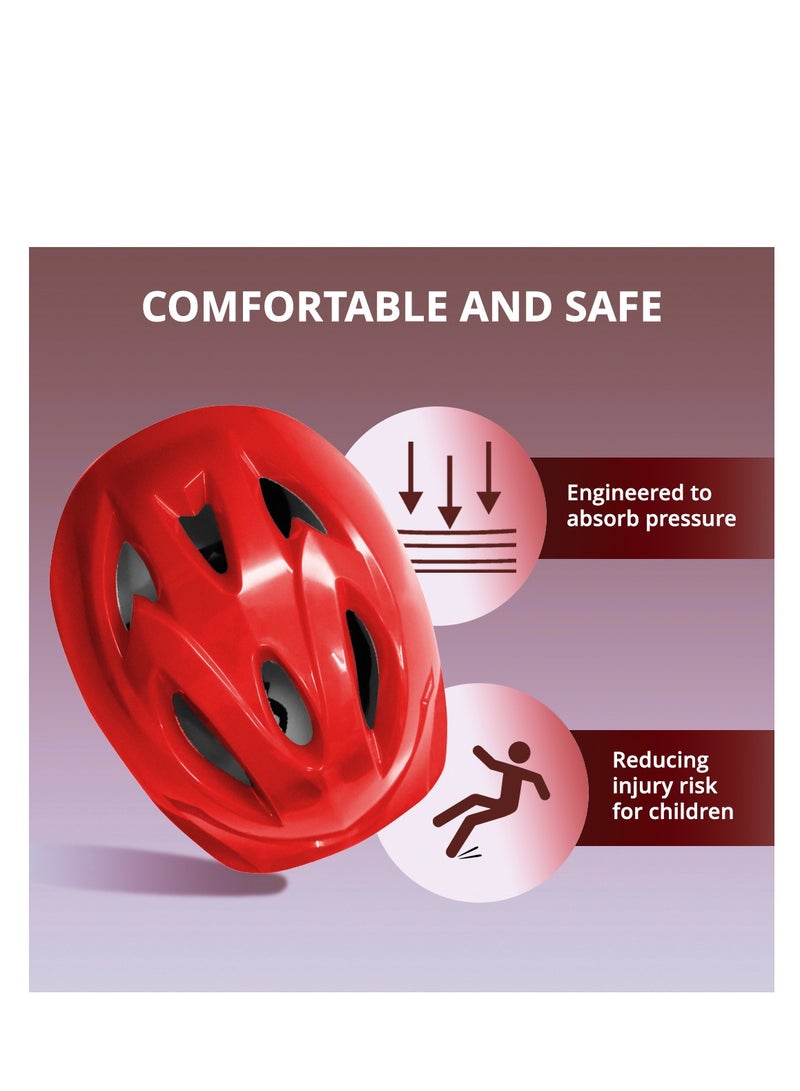 بلا نهاية EL1026 خوذة رياضية متعددة الاستخدامات لركوب الدراجات والتزلج والتزلج | المواد: ABS، EPS | مع بطانة EPS (ثيرموكول) عالية الكثافة، ووسادة ناعمة وحزام قابل للتعديل للحصول على أفضل ملاءمة - Image 3