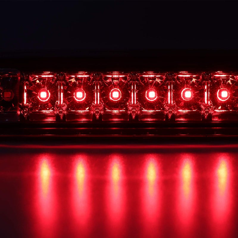 Tresound 3rd Brake Light for 1999-2007 Chevrolet Silverado/GMC Sierra 1500 2500HD 3500 Third Cargo Lamp High Mount Stop Light (Red Lens) - Image 2