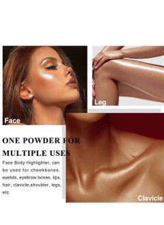 Glitter Powder Highlighter Makeup, Body Brightens the Natural Three-dimensional Face Blusher Patting Powder Highlighter. (01# White moonbeam) - pzsku/ZE01050715F6AD290B992Z/45/_/1732949697/0176e6c6-b9ab-4a1f-aff6-b95e0f6af328