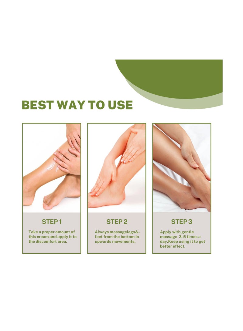 EELHOE Varicose Vein Repair Cream Suitable for Relieving Pain and Clearing Leg Meridians - Image 1