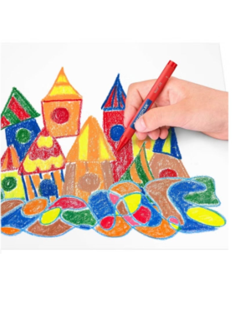 شتدلر 24 قطعة أقلام شمع متعددة الألوان - Image 2