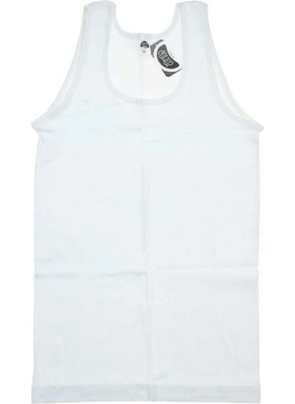 Gümüş Silver Women's Ribana Wide Strap Plain Piping Undershirt 3009 - 6 Pieces