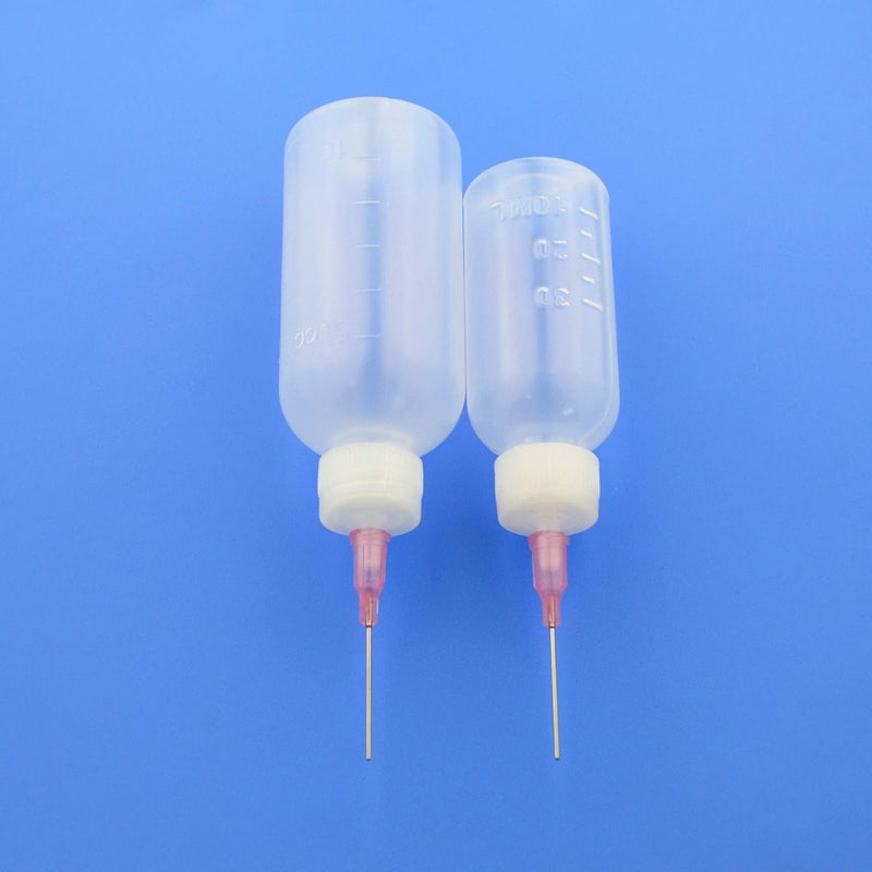 SHAOTONG 6Pcs Syringe Bottle With 15Pcs Dispensing Needles And 12Pcs Cap (30ml+50ml) Moisture proof - Image 5