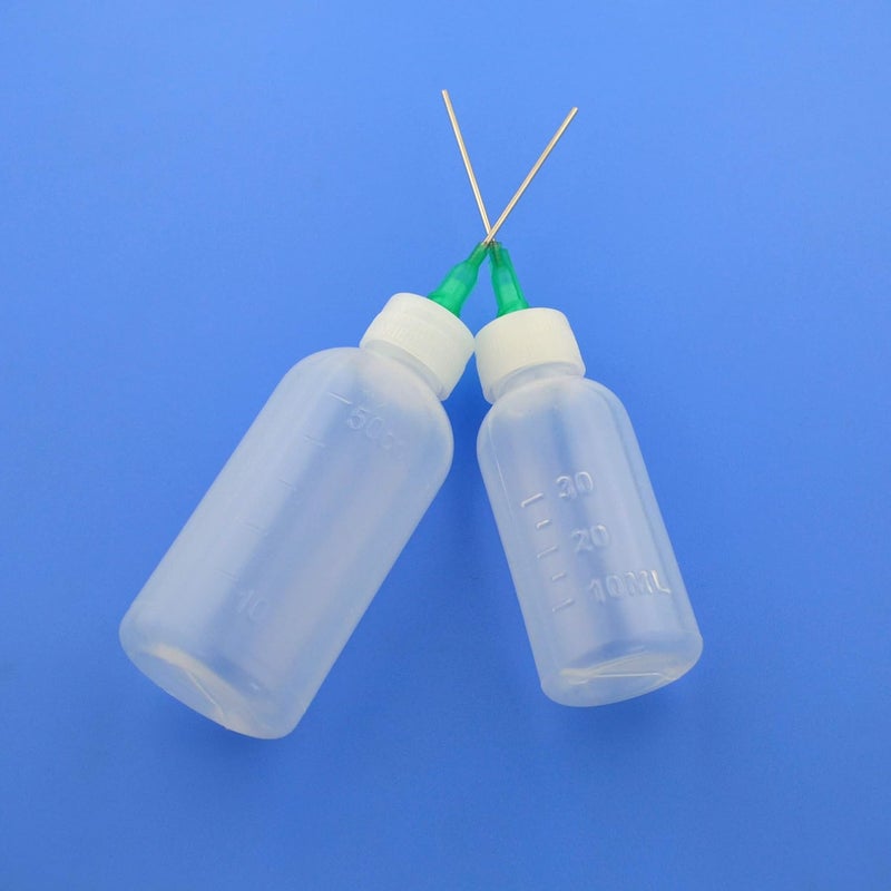SHAOTONG 6Pcs Syringe Bottle With 15Pcs Dispensing Needles And 12Pcs Cap (30ml+50ml) Moisture proof - Image 4