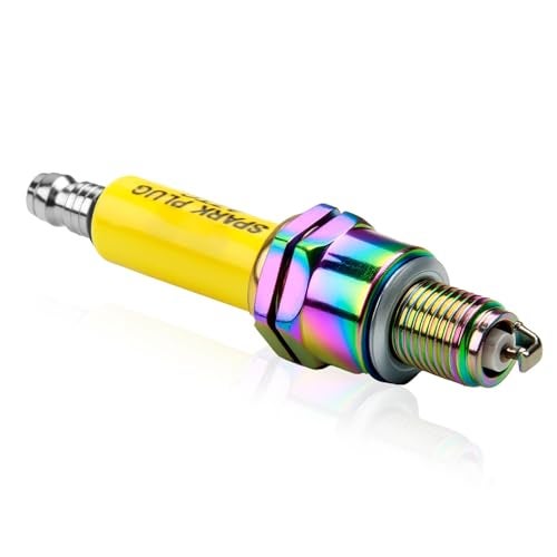CZMZHFC A7TC Iridium Spark PlugM1010 ThreadFits for 49cc 50cc 125cc 150cc ATV Pit Dirt Bike Scooter SSR ApolloHigh Performance Iridium Electrode for MotorcycleSmall EngineHonda Yamaha Suzuki - Image 1