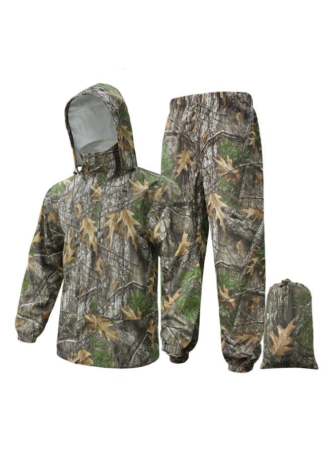 LOOGU Men's Rain Suit - Rain Gear for Men Waterproof, Lightweight Rain Coat, Breathable Mens Rain Jackets Hood, Super, L - Image 1