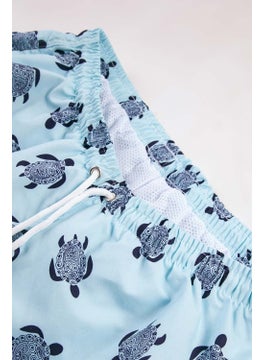 Gold Class Kidswear Turtle Printed Water Repellent Men's Swim Shorts  - Image 4