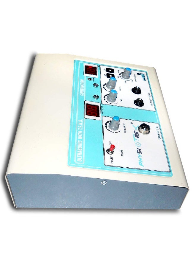 PHYSIOTREX® TENS & Ultrasonic Therapy Machine – Dual-Function Physiotherapy Equipment for Pain Relief with 1-Year Replacement Warranty - Image 2