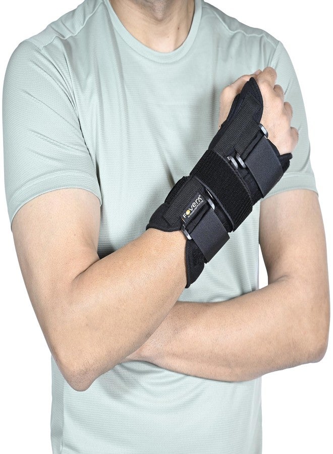 FOVERA Wrist Splint Brace for Carpal Tunnel | Adjustable Wrist Support Brace with Splints | Hand Support for Arthritis, Tendonitis, Sprain, Injuries & Wrist Pain (Size - Medium, Right Hand) - Image 1