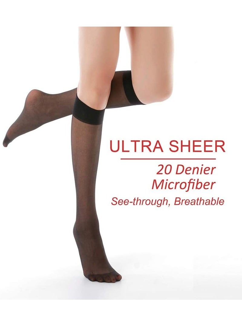 Generic - Lace Ankle Socks Women Ruffle Socks Sheer Fishnet Socks Thin Mesh Socks Short Dress Anklet Stocking Socks for Women Accessories Black and Skin Color 10 pairs - Image 1