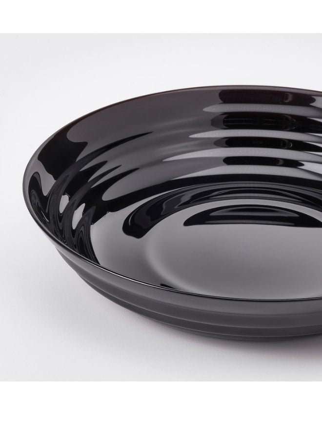 OFTAST Set Of 5 Deep Plates For Serving Main Meals Black 19cm  - Image 3