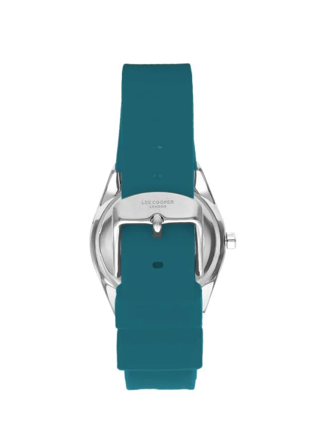 لي كوبر Lee Cooper LC07937.377 Women Analog Display Watch & Silicone Strap Green