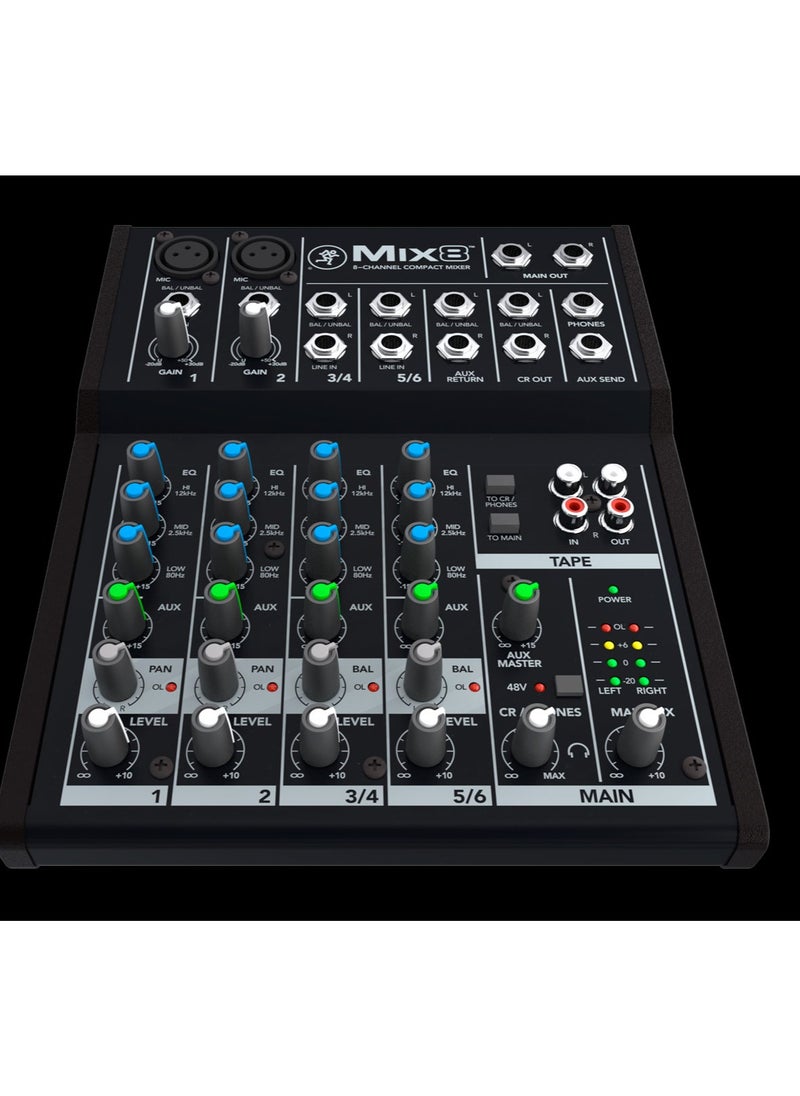 Mackie Mackie Mix8 8-channel Compact Mixer  - Image 2