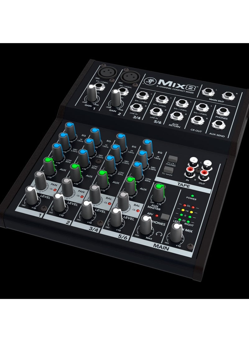Mackie Mackie Mix8 8-channel Compact Mixer  - Image 4