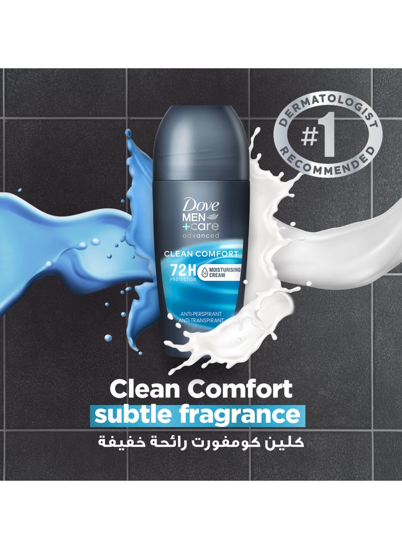 DOVE MEN Advanced Antiperspirant Roll-On Deodorant 50ml - Image 3