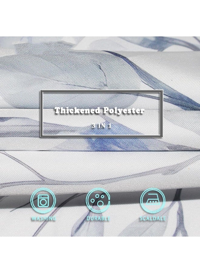 هومستر ستارة دش بتصميم زهري، مقاس 100x180 سم، قماش البوليستر، قابلة للغسيل في الغسالة ومقاومة للماء - Image 3