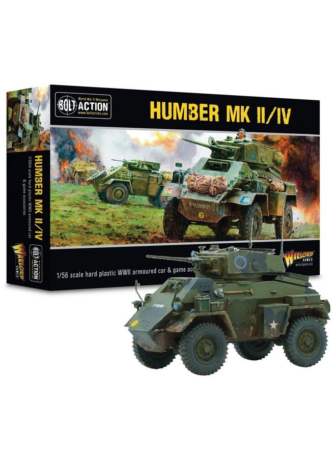 Warlord Games Humber MK II/IV Armoured Car - 1:56 / 28mm Plastic Scale Model for Bolt Action Highly Detailed World War 2 Miniatures for Table-top Wargaming - Image 1