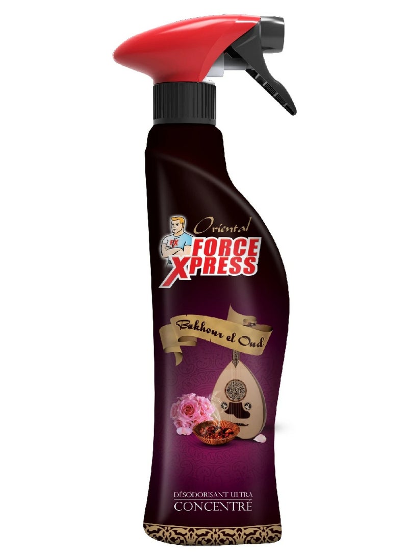 Force Xpress Bakhoor El Oud Air Freshener Oriental Fragrance 430ML - Image 1