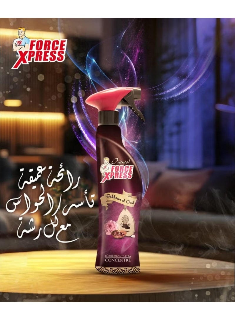 Force Xpress Bakhoor El Oud Air Freshener Oriental Fragrance 430ML - Image 2