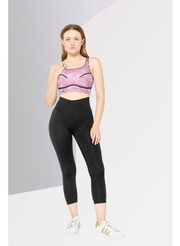 adidas By Stella McCartney Women Brand Logo Padded Training Sports Bra, Maroon  - Image 2
