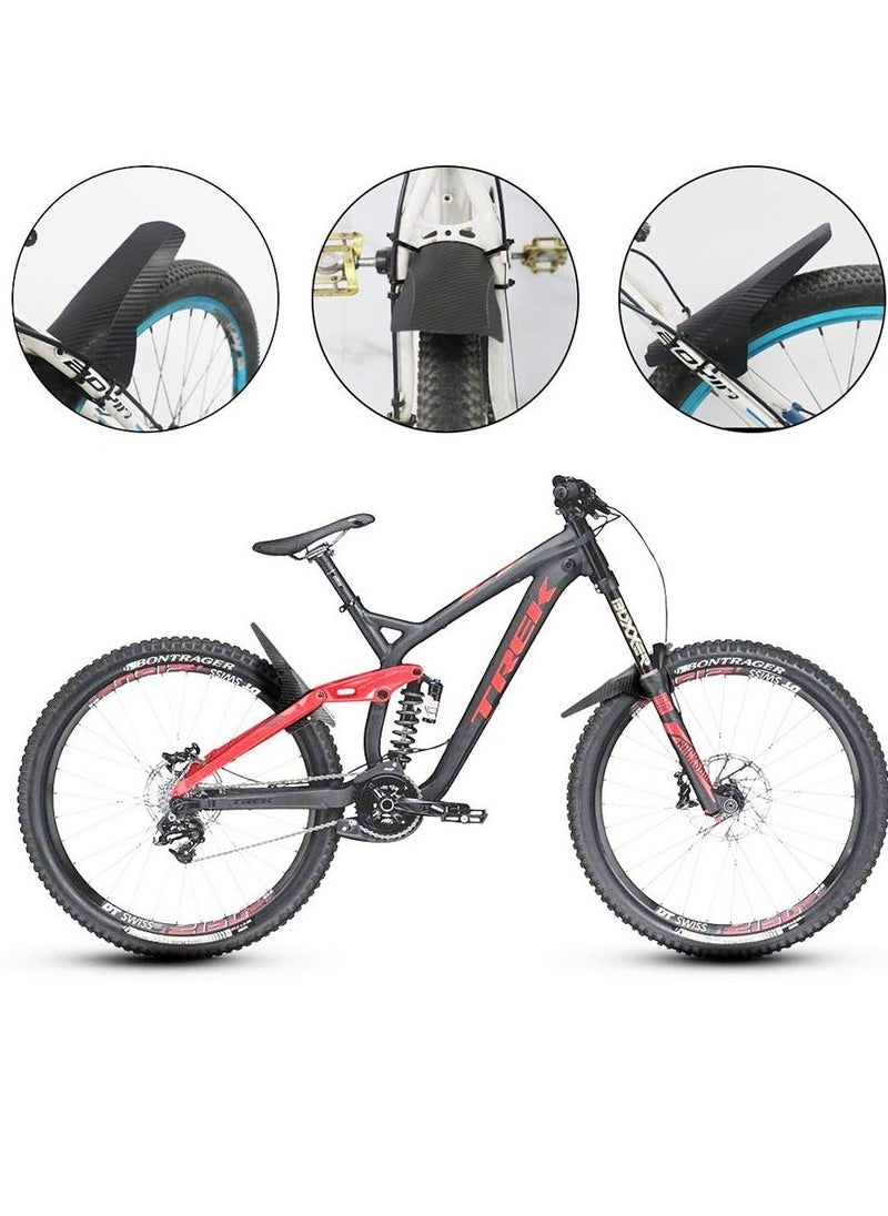 Y&D - 1 Pair Universal Front and Rear Bicycle Mud Guards, Mountain Guards Fits 20"/24"/26"/27.5"/29" Bikes Fat Tire Bike Disc Brake Fenders - Image 1