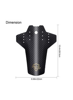 Y&D 1 Pair Universal Front and Rear Bicycle Mud Guards, Mountain Guards Fits 20"/24"/26"/27.5"/29" Bikes Fat Tire Bike Disc Brake Fenders  - Image 3
