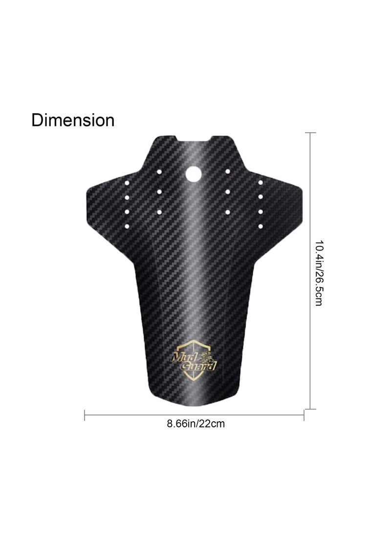 Y&D - 1 Pair Universal Front and Rear Bicycle Mud Guards, Mountain Guards Fits 20"/24"/26"/27.5"/29" Bikes Fat Tire Bike Disc Brake Fenders - Image 1