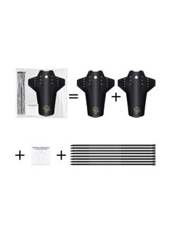 Y&D 1 Pair Universal Front and Rear Bicycle Mud Guards, Mountain Guards Fits 20"/24"/26"/27.5"/29" Bikes Fat Tire Bike Disc Brake Fenders  - Image 4