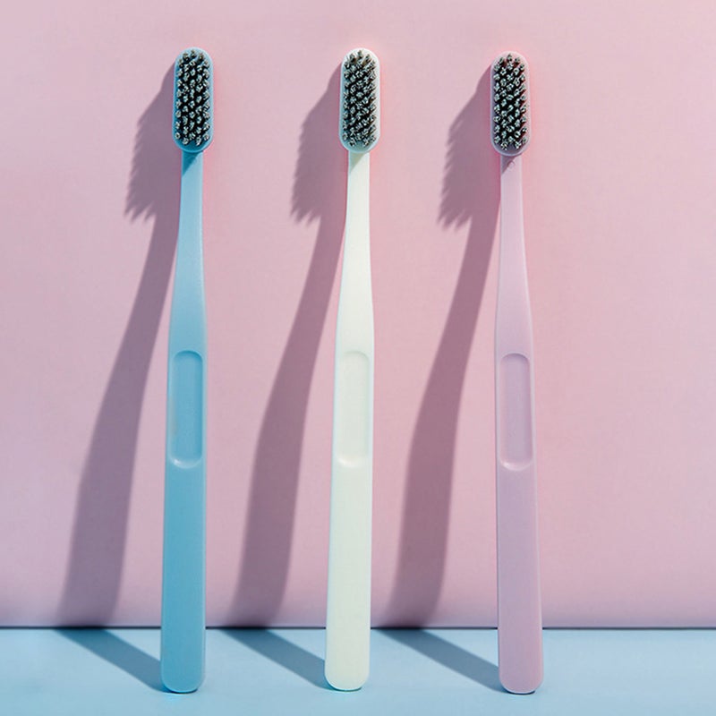 6pcs Handheld Toothbrushes Household Toothbrushes for Adults (Random Color) - Image 3