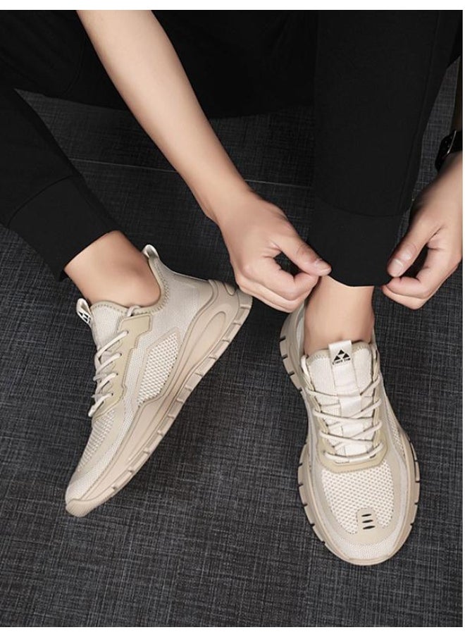 NIBEMINENT Men Shoe Spring Autumn Versatile Mesh Breathable Running Shoe Antiskid Fashionable Casual Sneaker Campus Shoes  - Image 2