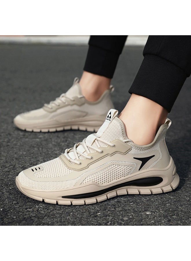NIBEMINENT Men Shoe Spring Autumn Versatile Mesh Breathable Running Shoe Antiskid Fashionable Casual Sneaker Campus Shoes  - Image 1