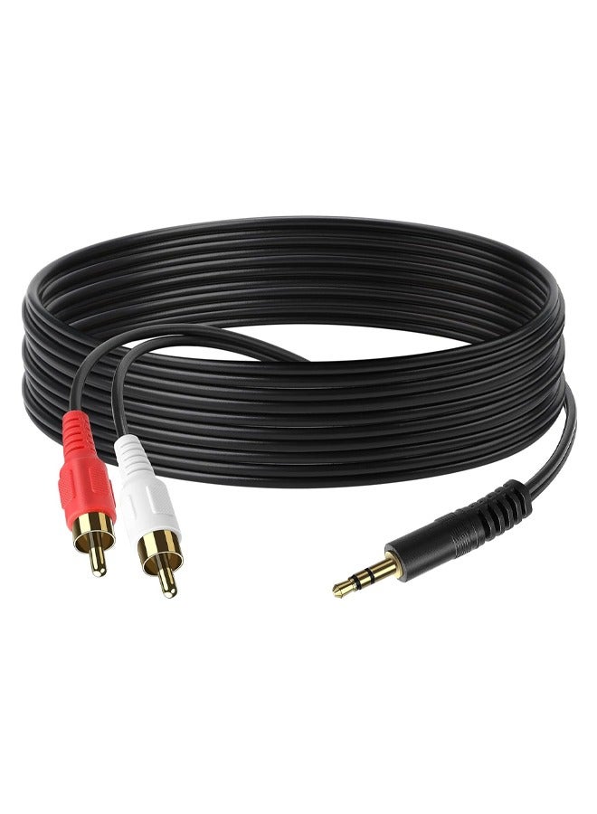 تايمي مجموعه مكونة من 8 قطع كيبل صوت ستيريو ذكر 3.5 مم إلى 2RCA ذكر 1.3 متر - Image 2