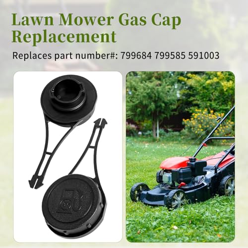 CLSR2U Gas Cap Fit for B&S Mower - Fuel Tank Cap Fit for B&S 625e, Troy Bilt 200 100 Mower with 550EX engine Engines, Gas Tank Caps Fit for Craftsman Hu sqvarna Toro Lawnmower, 799585 - Image 5
