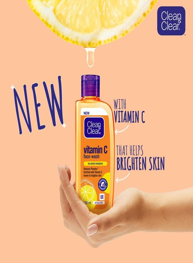 Clean & Clear Vitamin C Face Wash 100ml - Image 3