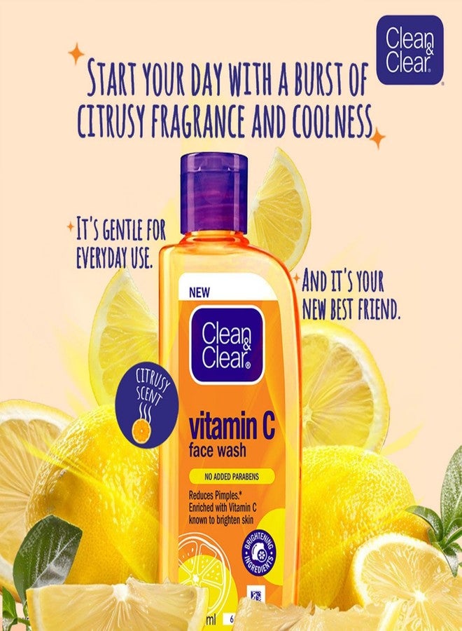 Clean & Clear Vitamin C Face Wash 100ml - Image 5